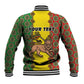 Personalized Ethiopia Baseball Jacket with Lion of Judah and African Pattern Design LT01