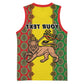 Personalized Ethiopia Basketball Jersey with Lion of Judah and African Pattern Design - African Pride