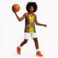 Personalized Ethiopia Basketball Jersey with Lion of Judah and African Pattern Design - African Pride