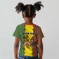 Personalized Ethiopia Kid T shirt with Lion of Judah and African Pattern Design