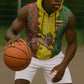 Personalized Ethiopia Sleeveless Zip Hoodie with Lion of Judah and African Pattern Design - African Pride