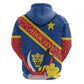 Congo DR Hoodie Coat Of Arms Leopard Pattern