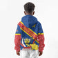 Congo DR Kid Hoodie Coat Of Arms Leopard Pattern