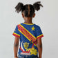 Congo DR Kid T shirt Coat Of Arms Leopard Pattern