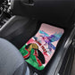 Kenya Independence Day Car Mats with Lilac Breasted Roller - Unique Version