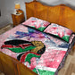 Kenya Independence Day Quilt Bed Set with Lilac Breasted Roller - Unique Version