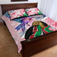 Kenya Independence Day Quilt Bed Set with Lilac Breasted Roller - Unique Version
