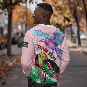 Personalized Kenya Independence Day Sweatshirt with Lilac Breasted Roller - Unique Version