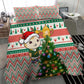 South Africa Rugby Christmas Bedding Set with Cute Springbok and Christmas Tree