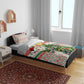 South Africa Rugby Christmas Bedding Set with Cute Springbok and Christmas Tree