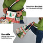 South Africa Rugby Christmas Grocery Bag with Cute Springbok and Christmas Tree