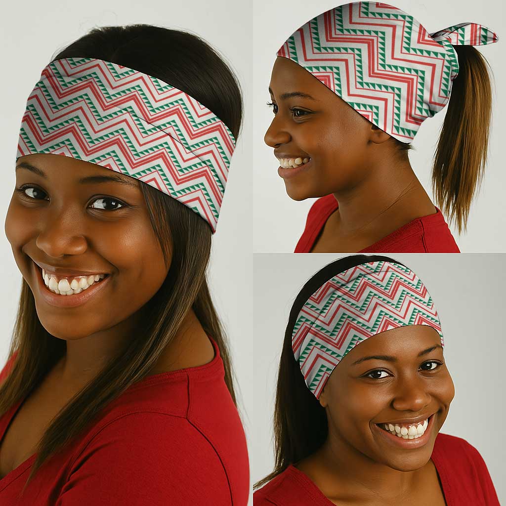 South Africa Rugby Christmas Neck Gaiter with Cute Springbok and Christmas Tree - African Pride