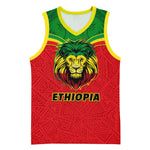 Personalized Ethiopia Basketball Jersey with Lion of Judah Flag Style - Special Version - African Pride