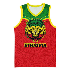 Personalized Ethiopia Basketball Jersey with Lion of Judah Flag Style - Special Version - African Pride