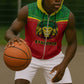 Personalized Ethiopia Sleeveless Zip Hoodie with Lion of Judah Flag Style - Special Version - African Pride