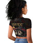 Personalised Sugar Skull Couple Valentine Raglan Cropped T shirt Roses Romantic Love