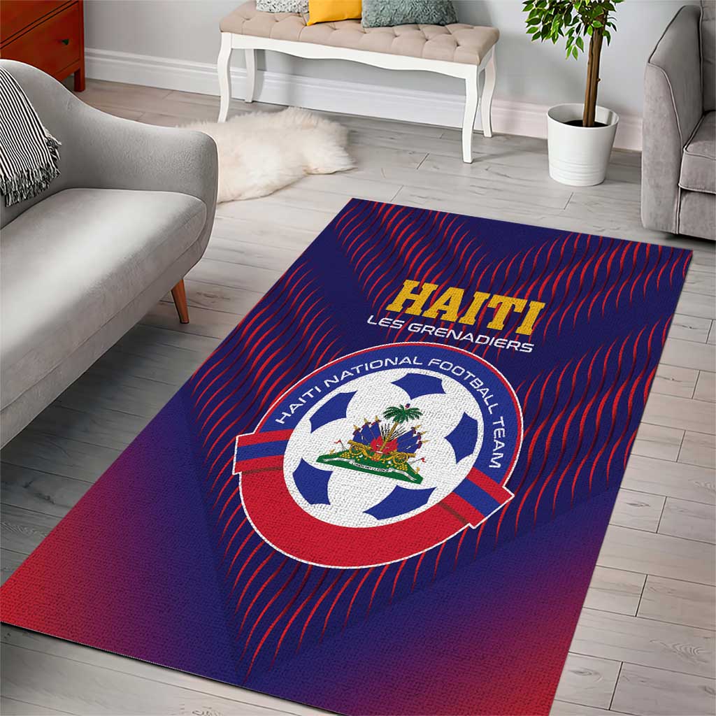 Afro Haiti Football Area Rug Come On Les Grenadiers