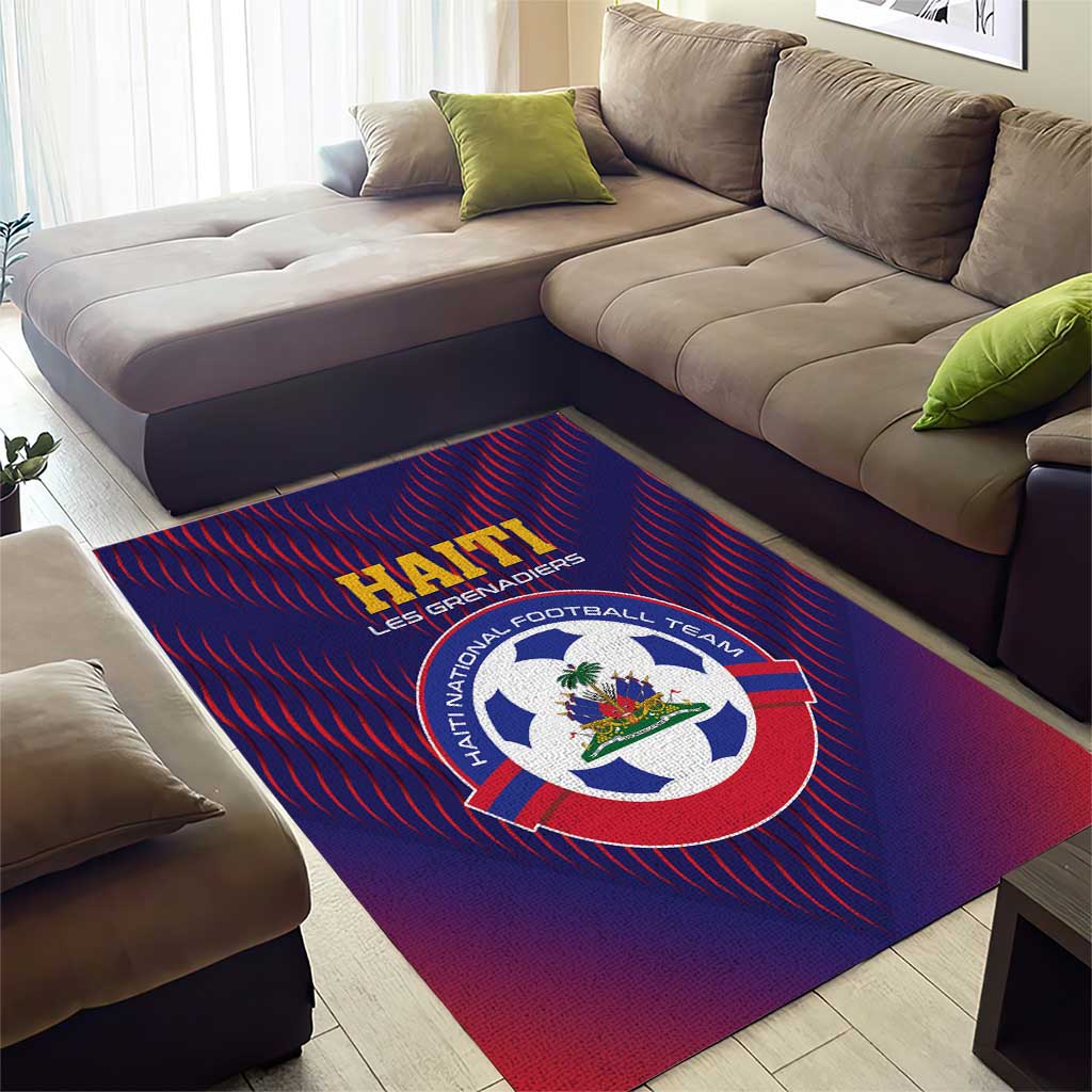 Afro Haiti Football Area Rug Come On Les Grenadiers