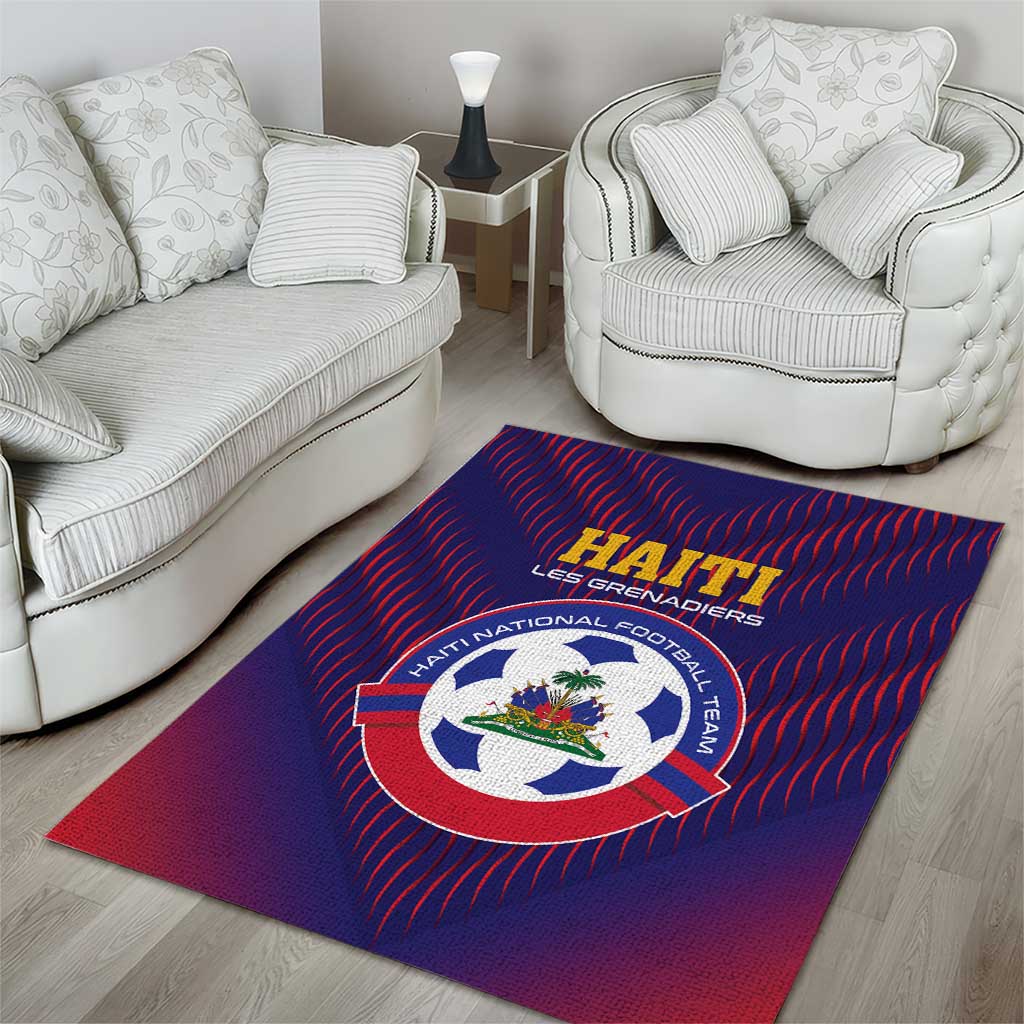 Afro Haiti Football Area Rug Come On Les Grenadiers