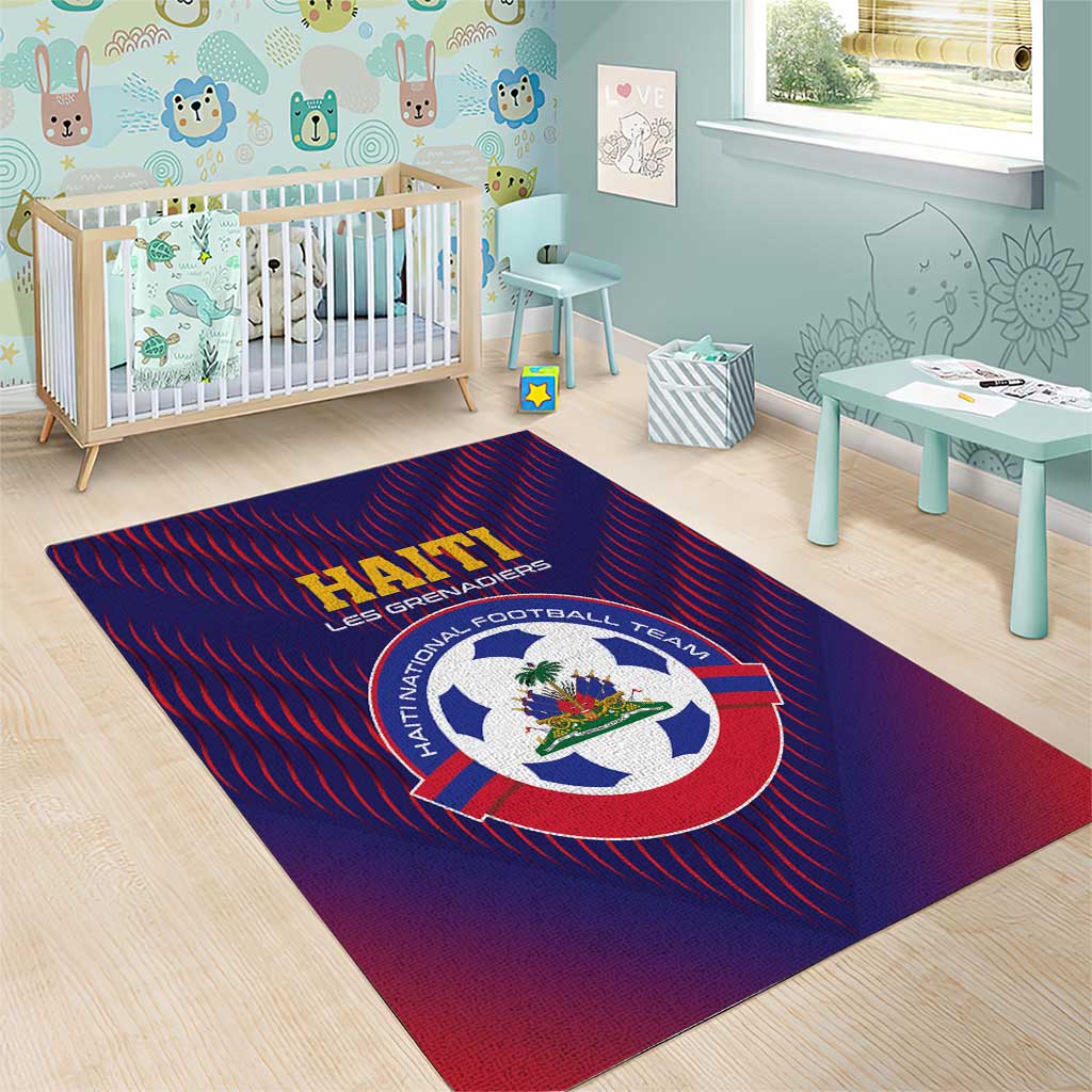 Afro Haiti Football Area Rug Come On Les Grenadiers