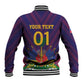 Custom Afro Haiti Football Baseball Jacket Come On Les Grenadiers
