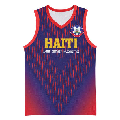 Custom Afro Haiti Football Basketball Jersey Come On Les Grenadiers - African Pride