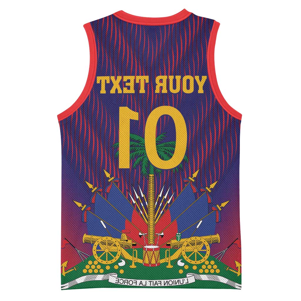 Custom Afro Haiti Football Basketball Jersey Come On Les Grenadiers - African Pride