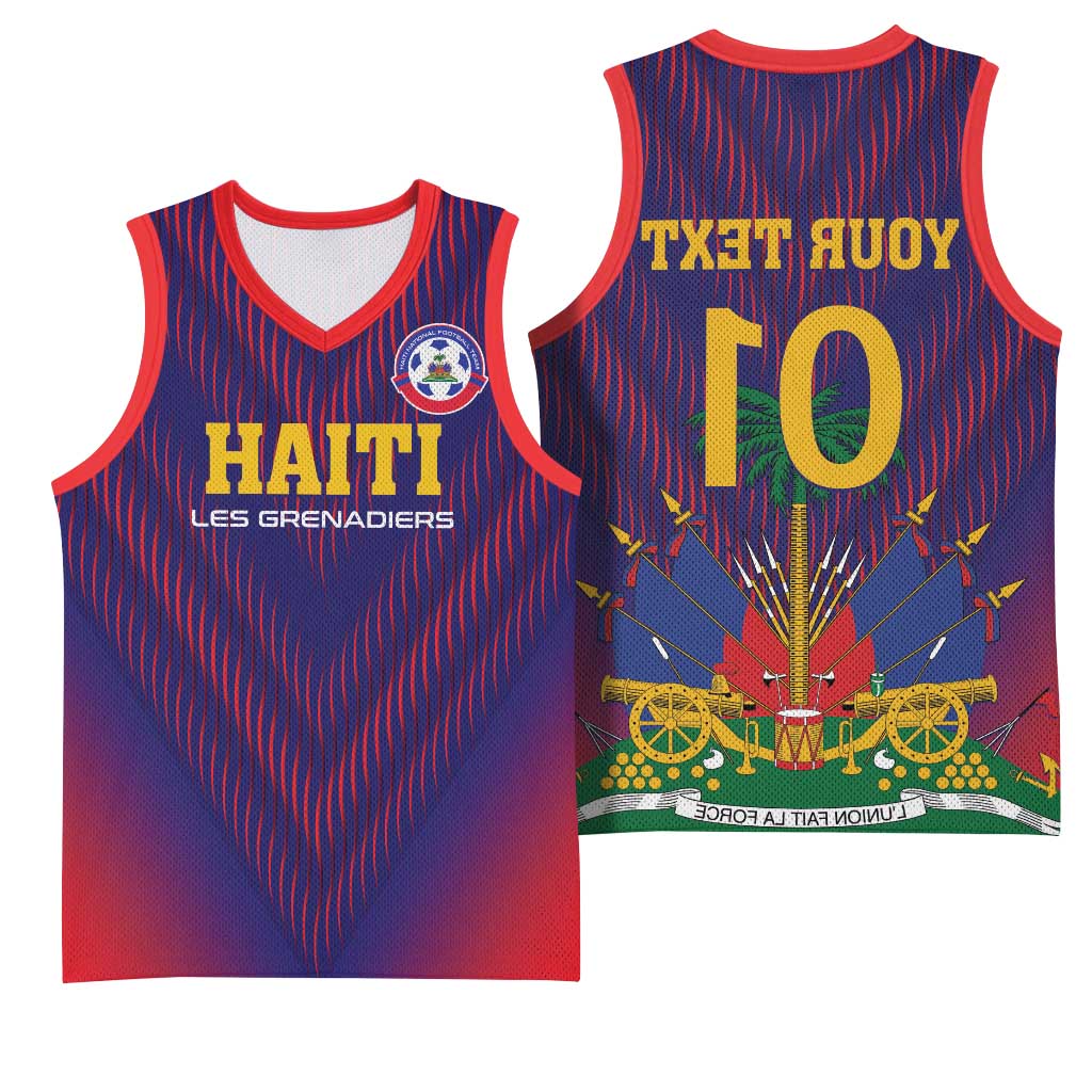 Custom Afro Haiti Football Basketball Jersey Come On Les Grenadiers - African Pride