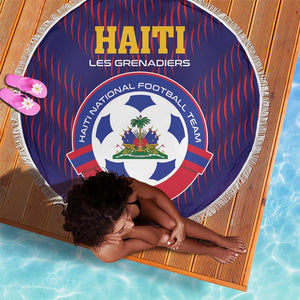 Afro Haiti Football Beach Blanket Come On Les Grenadiers