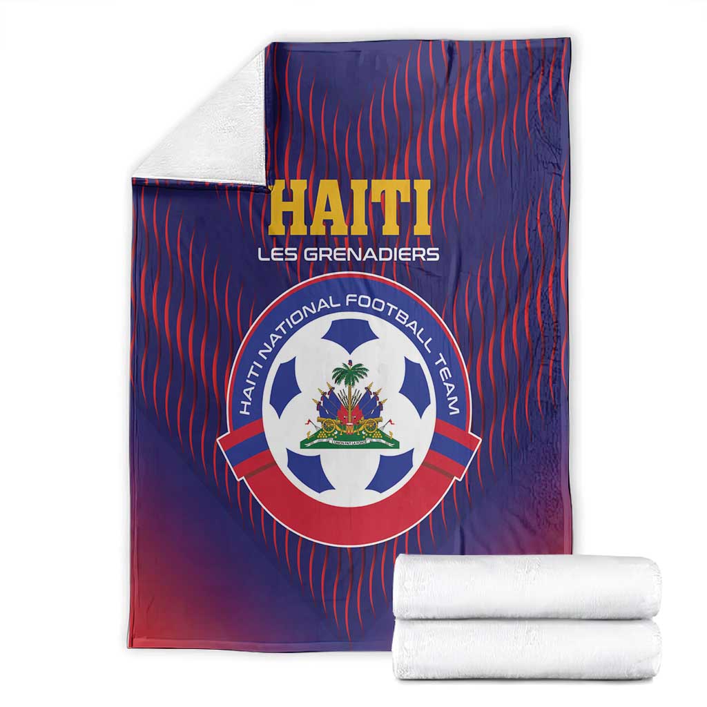 Afro Haiti Football Blanket Come On Les Grenadiers