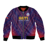 Custom Afro Haiti Football Bomber Jacket Come On Les Grenadiers