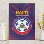 Afro Haiti Football Canvas Wall Art Come On Les Grenadiers