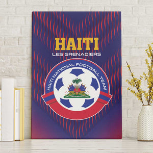 Afro Haiti Football Canvas Wall Art Come On Les Grenadiers