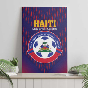 Afro Haiti Football Canvas Wall Art Come On Les Grenadiers