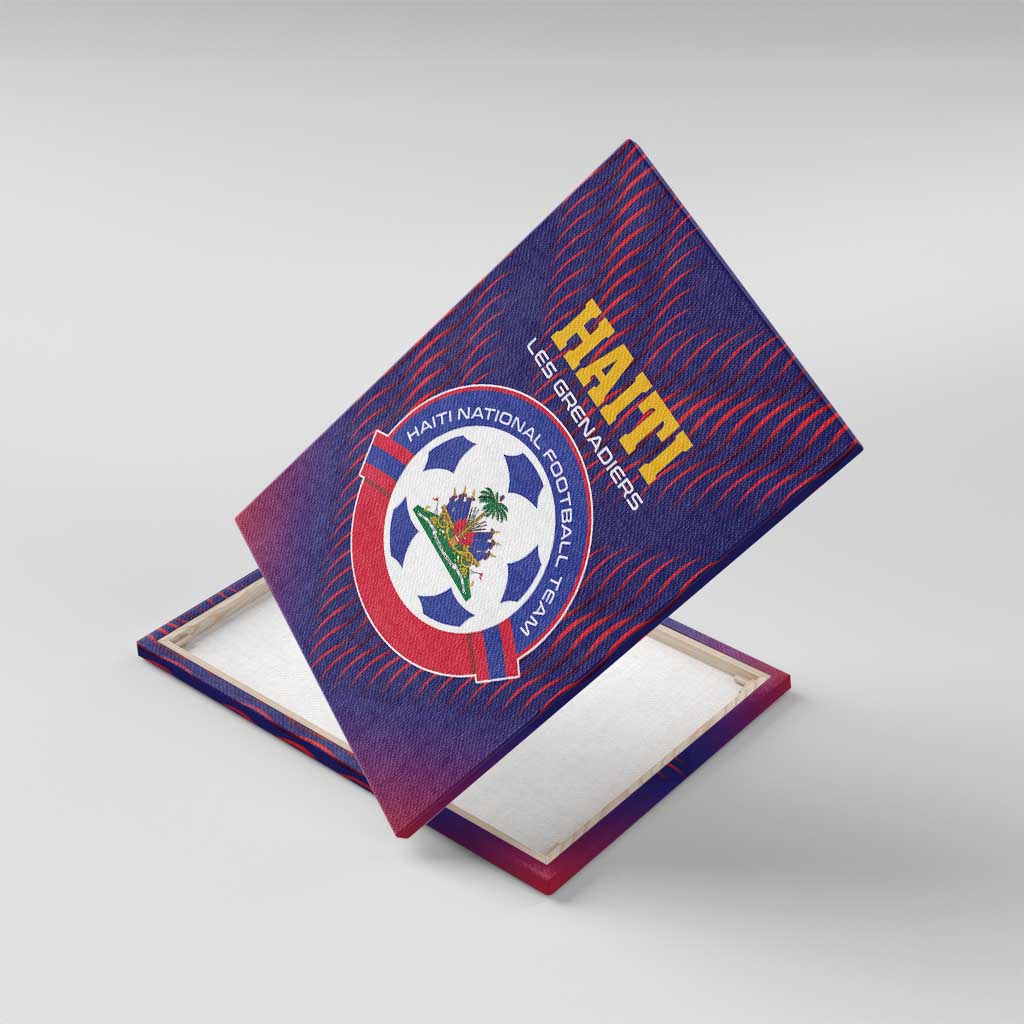 Afro Haiti Football Canvas Wall Art Come On Les Grenadiers