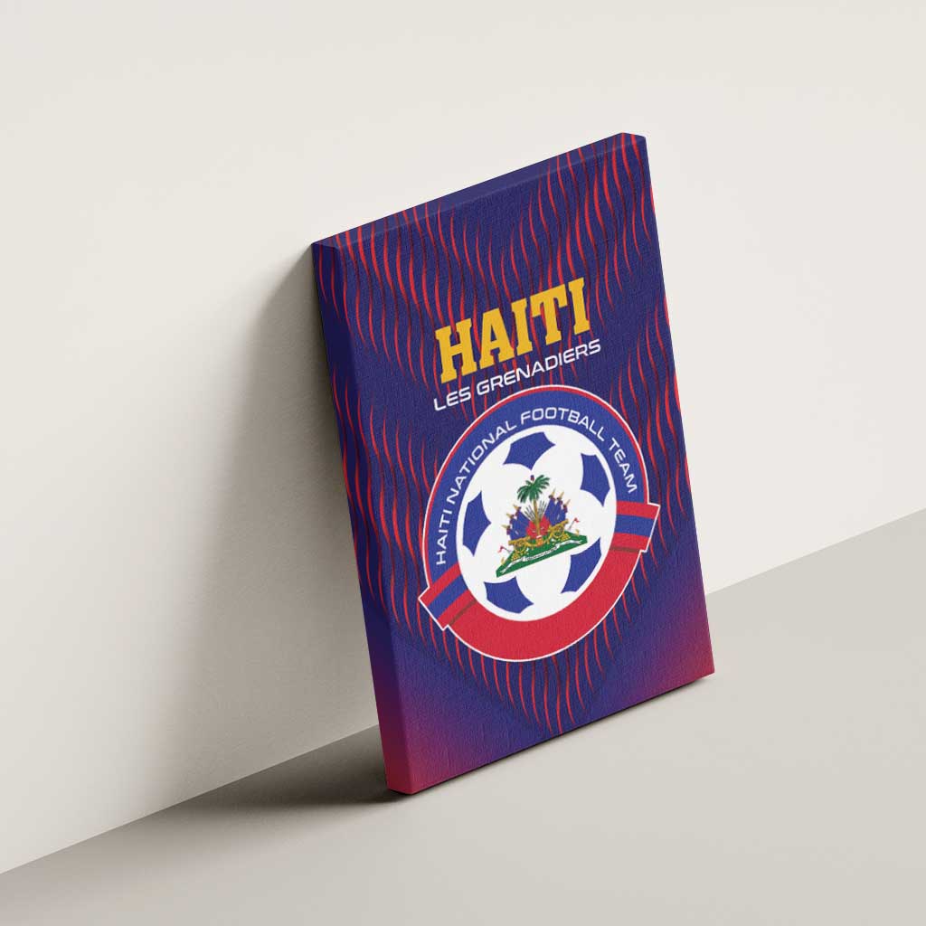 Afro Haiti Football Canvas Wall Art Come On Les Grenadiers