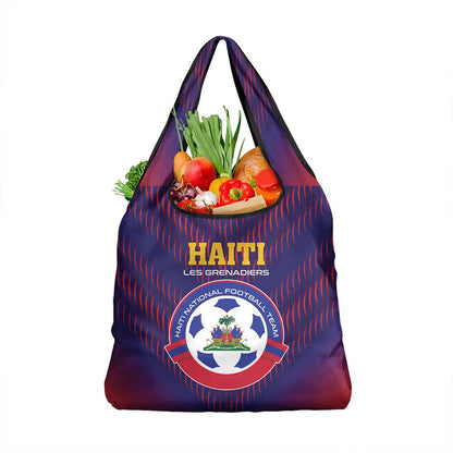 Afro Haiti Football Grocery Bag Come On Les Grenadiers