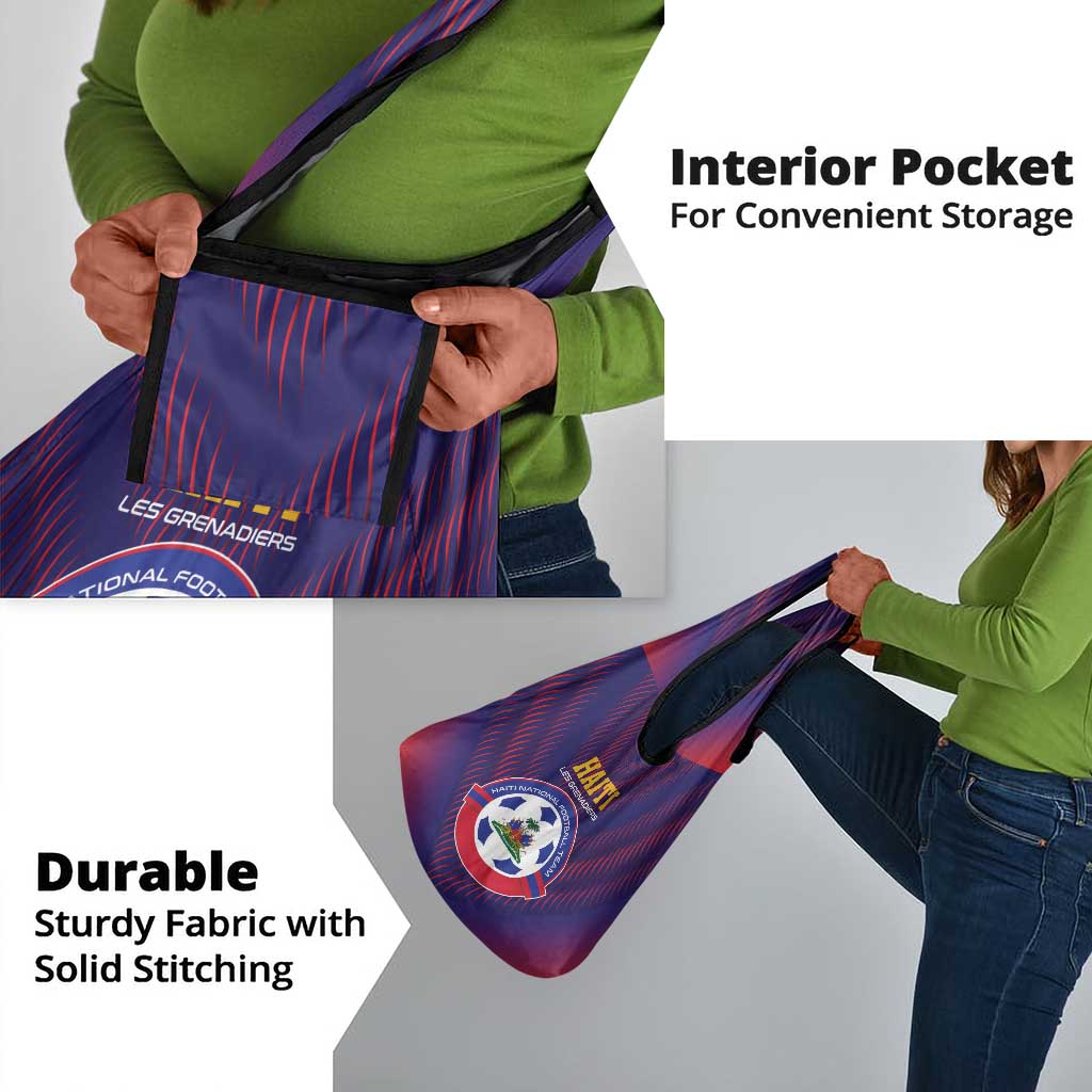 Afro Haiti Football Grocery Bag Come On Les Grenadiers