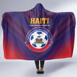 Afro Haiti Football Hooded Blanket Come On Les Grenadiers