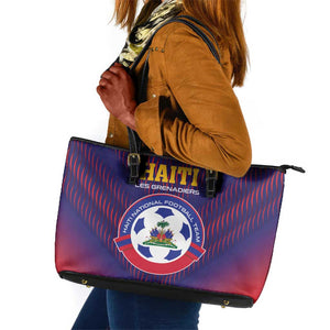 Afro Haiti Football Leather Tote Bag Come On Les Grenadiers
