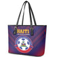 Afro Haiti Football Leather Tote Bag Come On Les Grenadiers