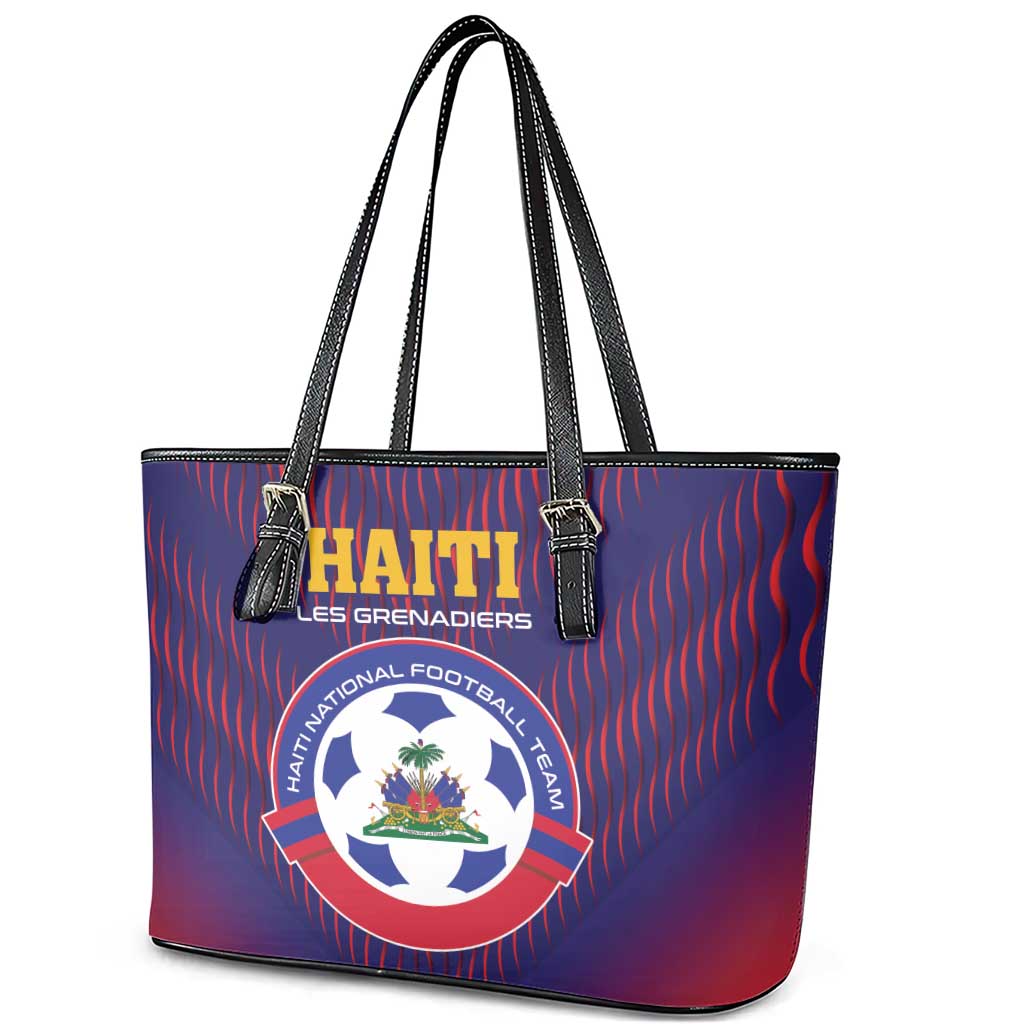 Afro Haiti Football Leather Tote Bag Come On Les Grenadiers