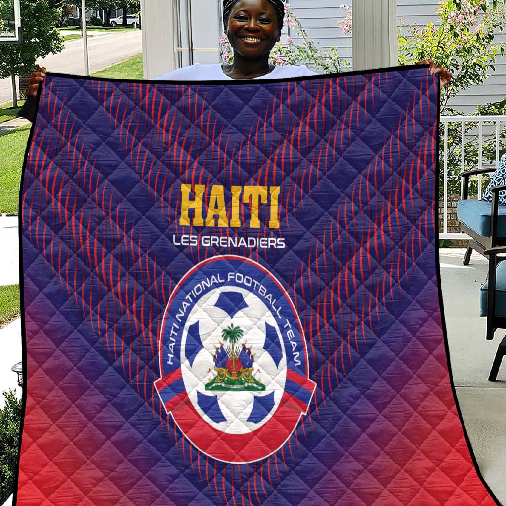 Afro Haiti Football Quilt Come On Les Grenadiers