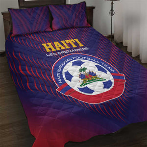 Afro Haiti Football Quilt Bed Set Come On Les Grenadiers