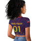 Custom Afro Haiti Football Raglan Cropped T shirt Come On Les Grenadiers