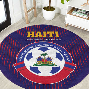 Afro Haiti Football Round Carpet Come On Les Grenadiers