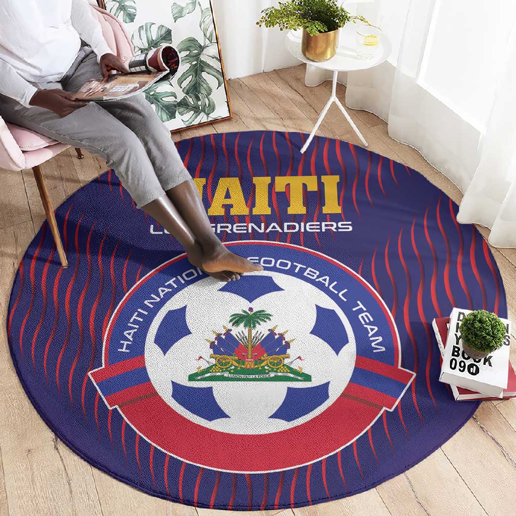 Afro Haiti Football Round Carpet Come On Les Grenadiers