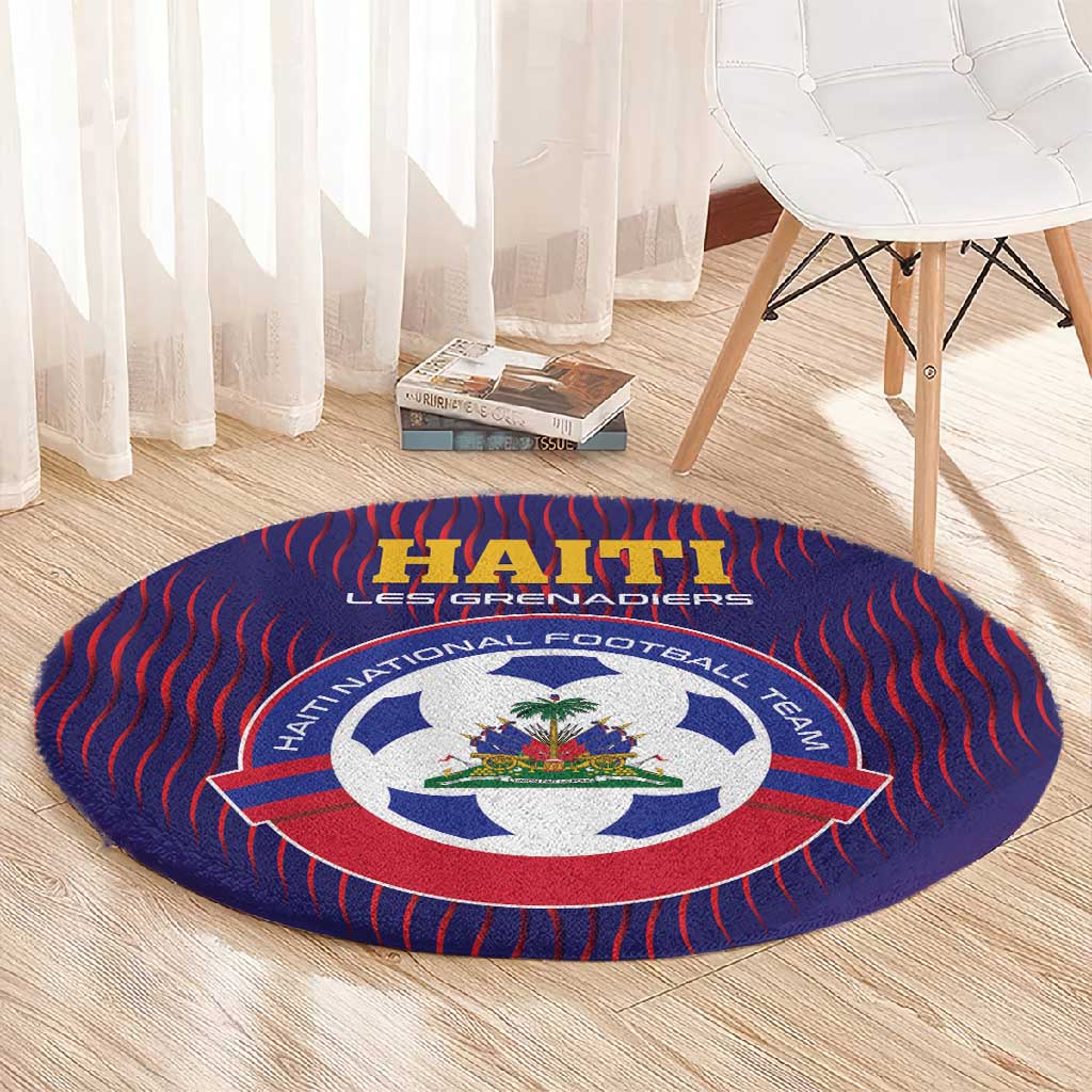 Afro Haiti Football Round Carpet Come On Les Grenadiers