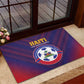 Afro Haiti Football Rubber Doormat Come On Les Grenadiers