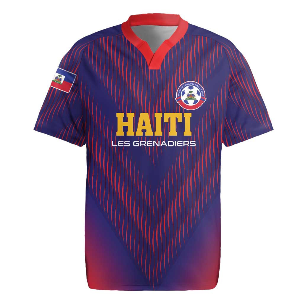 Custom Afro Haiti Football Rugby Jersey Come On Les Grenadiers